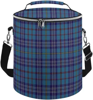 Citadel Military Academy Tartan Large Capacity Cylindrical Camping Ice Pack Unisex