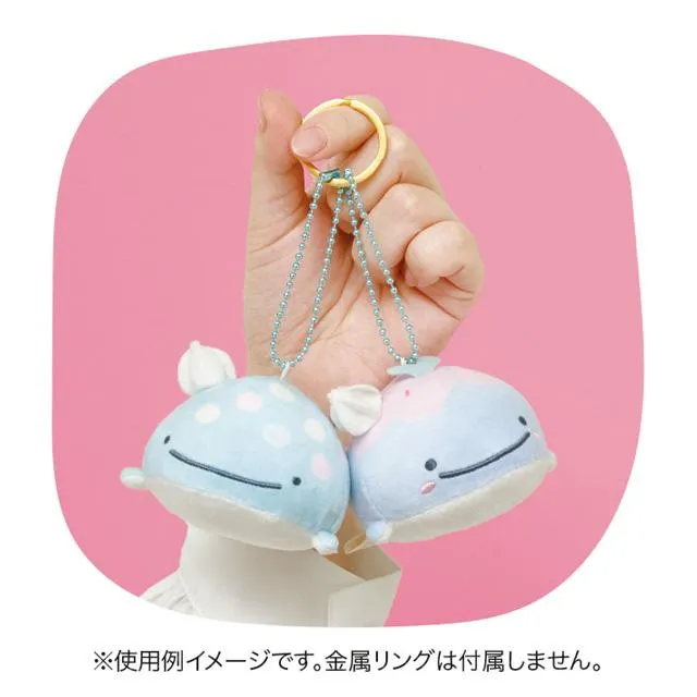 [Clearance]#[Jinbesan] -Jinbesan and Icekurage -Manmaru Burasage Plush Strap San-X Official Japan 2024
