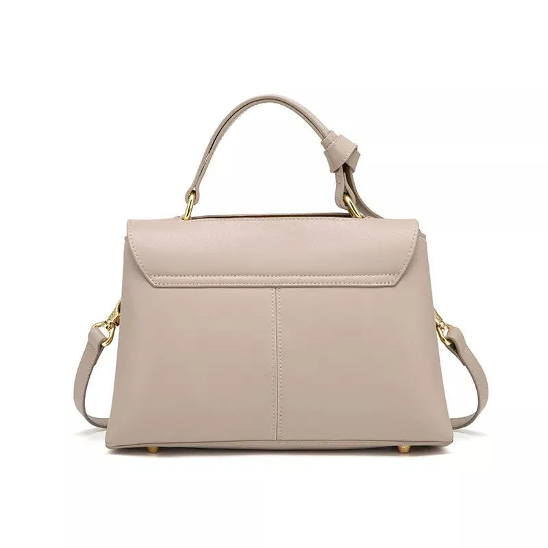 Cnoles Brand Women's Bag Leather Soft 2023 Fashion Satchel Handbag Shoulder