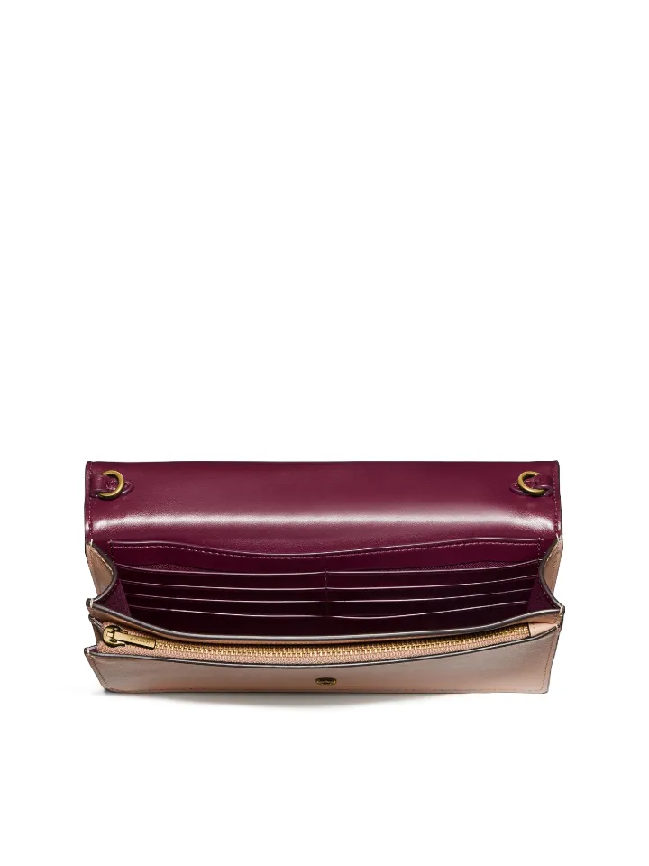 Coach Hayden Foldover Crossbody Clutch In Signature Canvas With Wave Patchwork