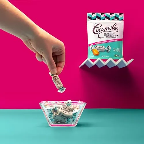 Cocomels Coconut Milk Caramels Variety Pack, 3.5 oz, 3 Pack, Dairy Free, Vegan, Organic