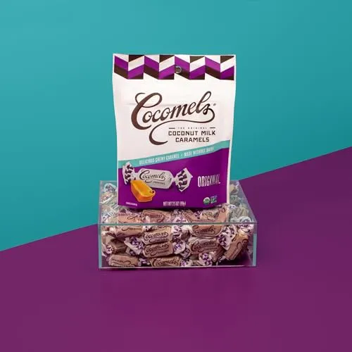 Cocomels Original Coconut Milk Caramels, 3.5 oz, 6 Pack, Dairy Free, Vegan, Organic