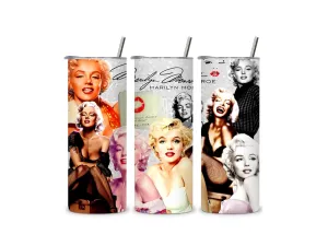 Collage Marilyn 20 oz Skinny Tumbler Stainless Steel