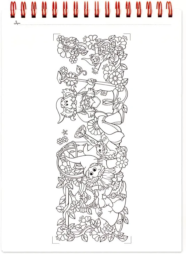 Coloring Book: Garden Paths · Garden Scenes and Intricate Animal Designs for Stress Relief, Relaxation and Creativity · Large Topbound (8.6 x 11.75 inches)