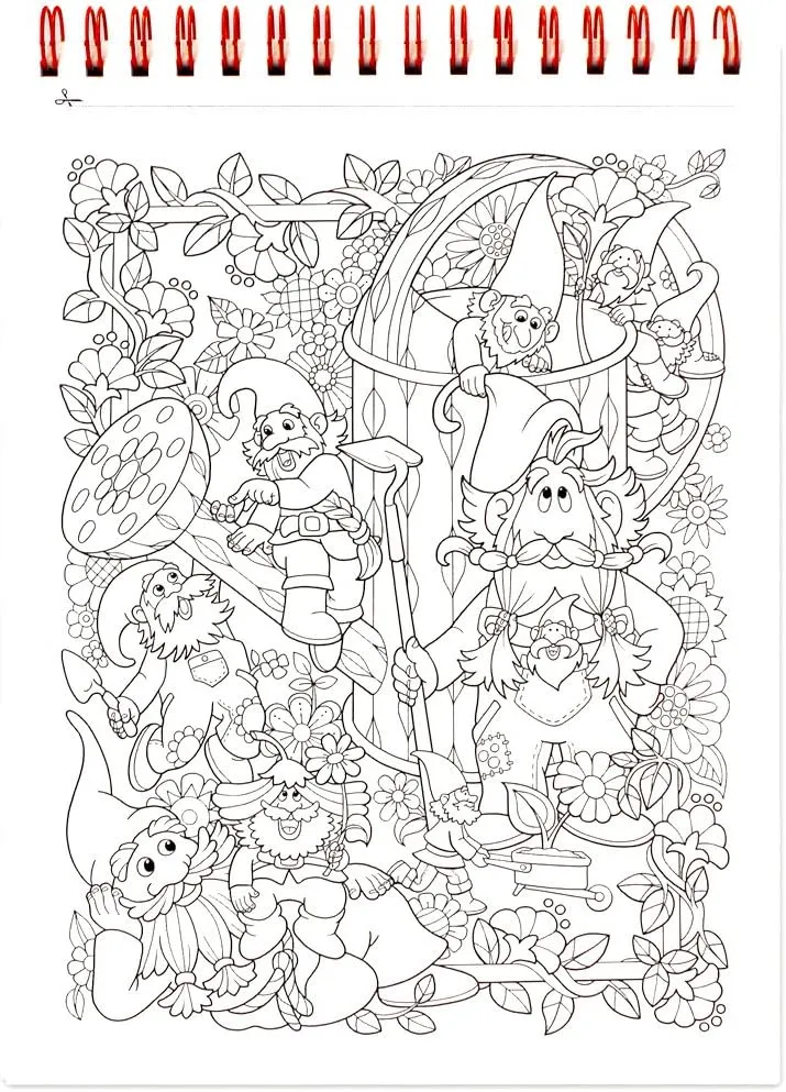 Coloring Book: Garden Paths · Garden Scenes and Intricate Animal Designs for Stress Relief, Relaxation and Creativity · Large Topbound (8.6 x 11.75 inches)