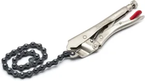 Crescent 9" Locking Chain Clamp with 18" Chain - C20CHN , Red