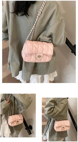 cross-body bag Lattice Chain Crossbody Bag