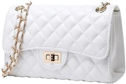 cross-body bag Net Red Lattice Chain Shoulder Crossbody Bag