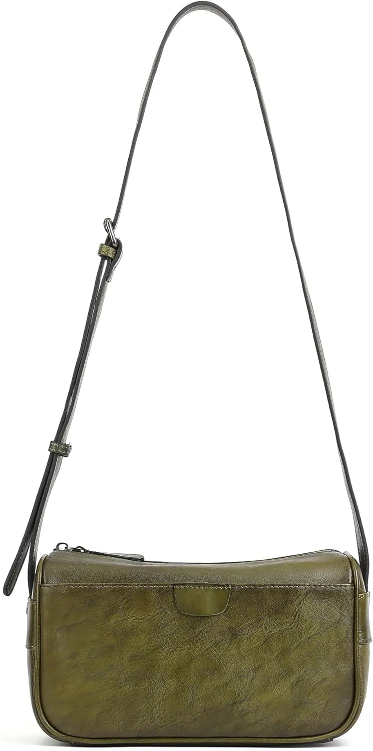 Crossbody Bags for Women Genuine Leather Crossbody Purse Shoulder Bag Small Handbags Purses Daily Essentials Pouch