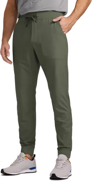 CRZ YOGA All Day Comfy Golf Joggers Pants for Men 30'' Quick Dry Lightweight Stretch Work Casual Sweatpants with Pockets