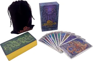 Cthulhu Octopus Mystery Game Mythical Fantasy Tarot Cards Collectible Divination Playing Cards Decks Magic Party Fortune Telling Cards Game Artwork(Dark Purple)