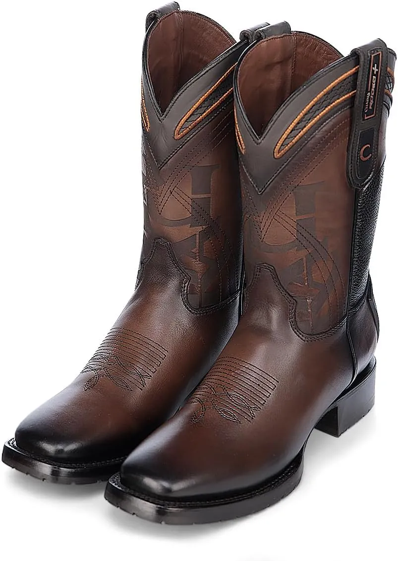 Cuadra Men's Boot in Genuine Leather 3Z2ORS Honey
