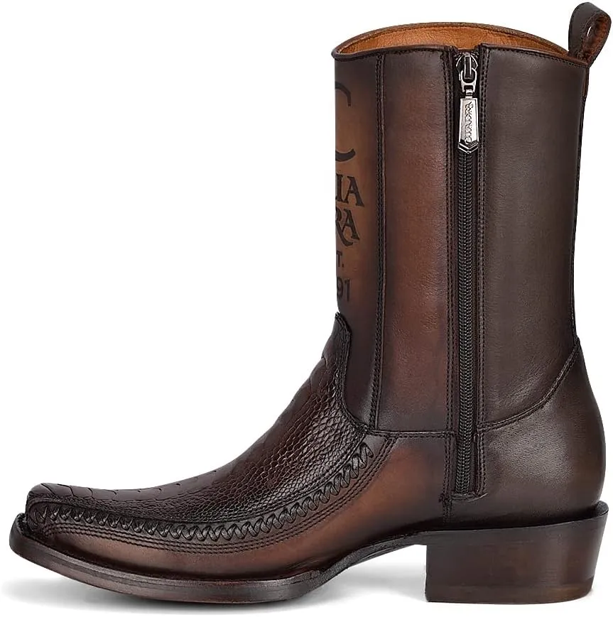 Cuadra Men's Cowboy boot in genuine ostrich leg leather 1J2KPT