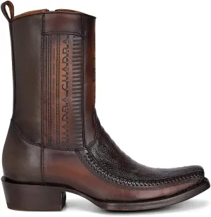 Cuadra Men's Cowboy boot in genuine ostrich leg leather 1J2KPT