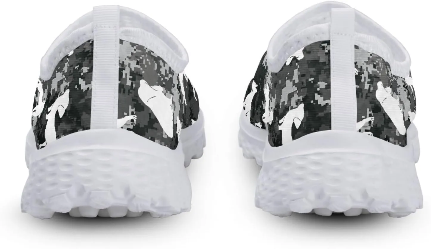 Cumagical Walking Shoes Breathable Mesh Wide Width Design Non Binding Upper for Comfort