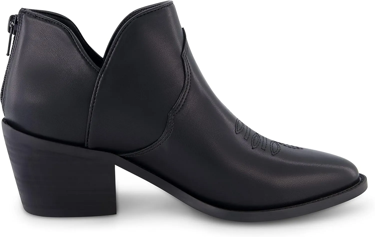 CUSHIONAIRE Women's Rodeo Western Ankle Boot  Memory Foam, Wide Widths Available