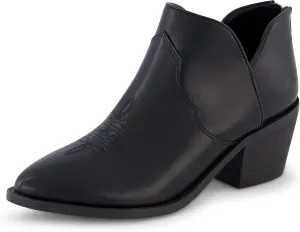 CUSHIONAIRE Women's Rodeo Western Ankle Boot  Memory Foam, Wide Widths Available