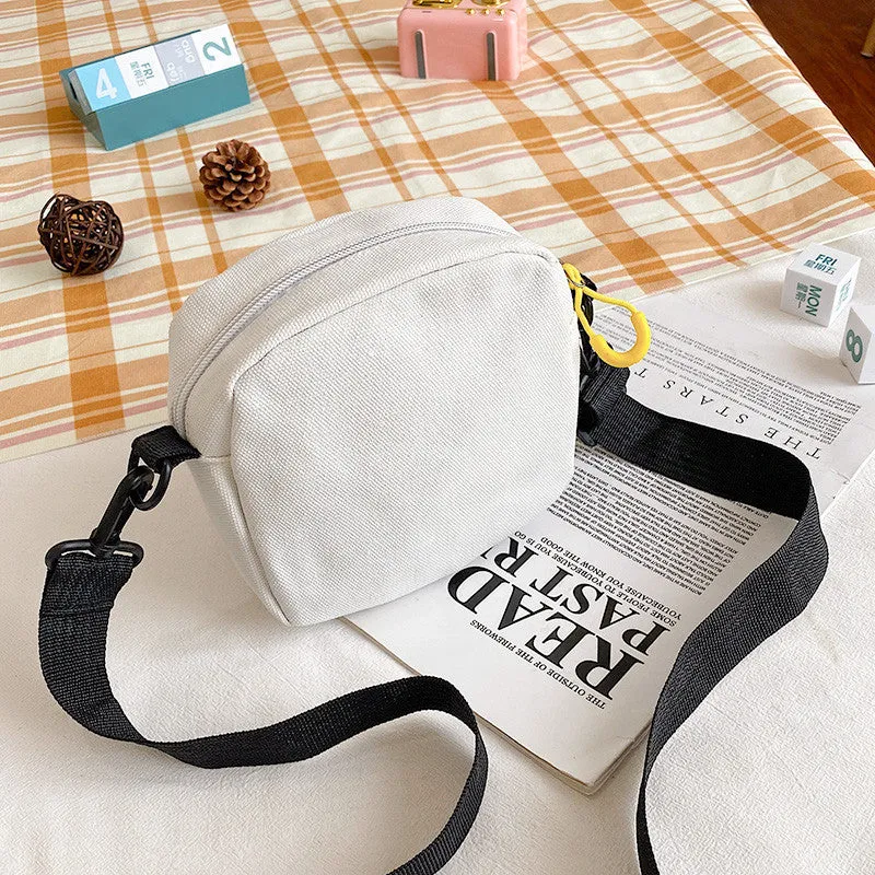 Cute Cartoon Canvas Vintage Style Soft Shoulder Bags