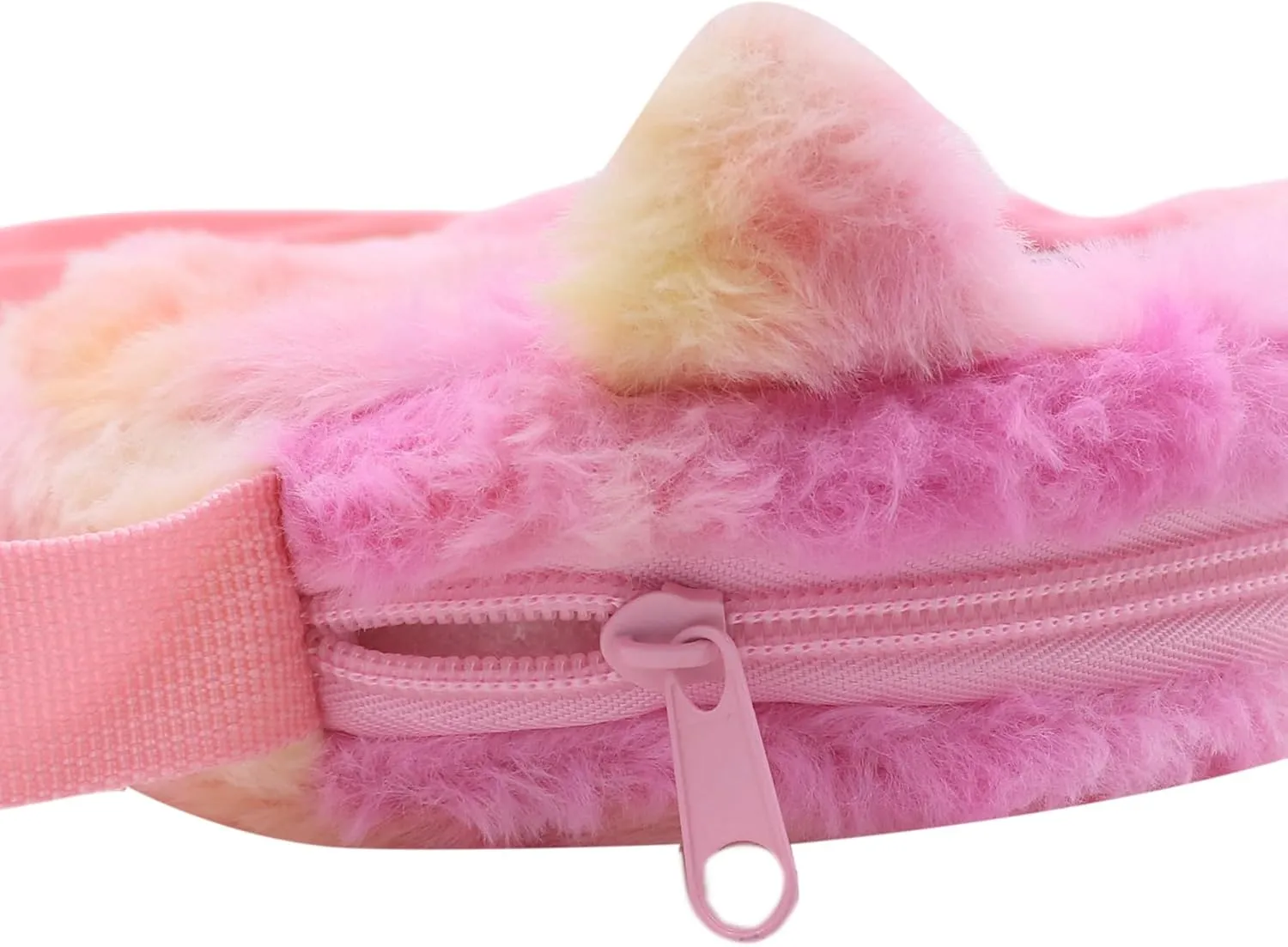 Cute Cat Shoulder Bag for Women Small Flulffy Cat Crossbody Purse Animal Plush Satchel Cartoon Daypack Kawaii Purse