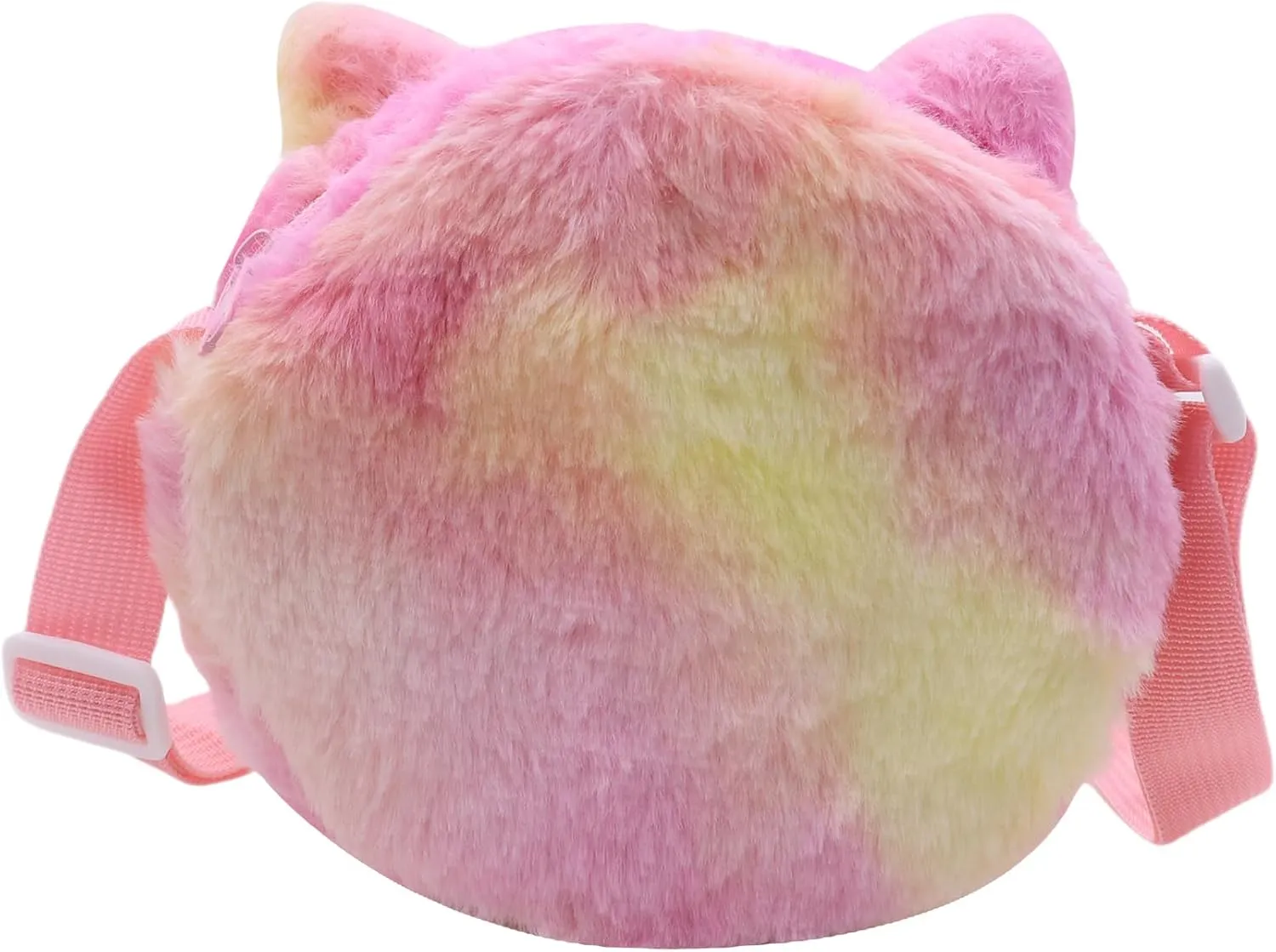 Cute Cat Shoulder Bag for Women Small Flulffy Cat Crossbody Purse Animal Plush Satchel Cartoon Daypack Kawaii Purse