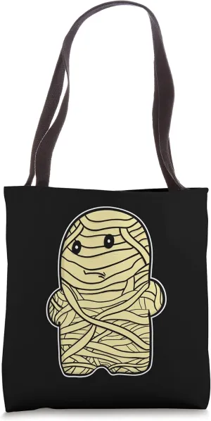 Cute Peculiar Monsters Mummy Halloween Monster Tote Bag