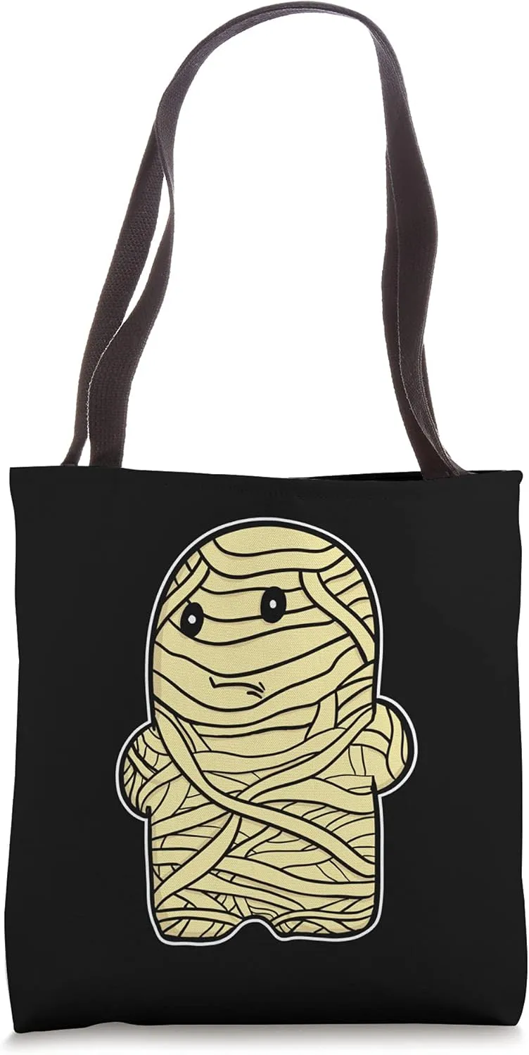 Cute Peculiar Monsters Mummy Halloween Monster Tote Bag