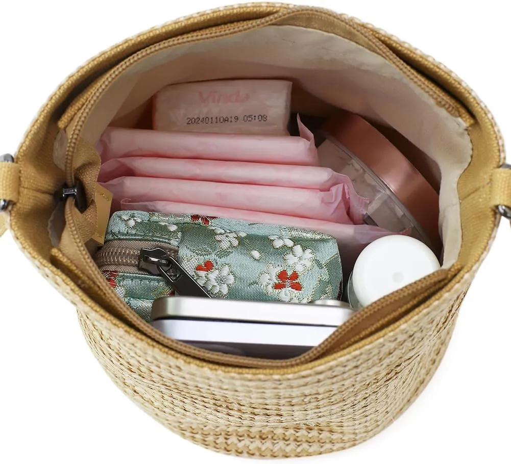 Cylindrical Crossbody Bag For Women