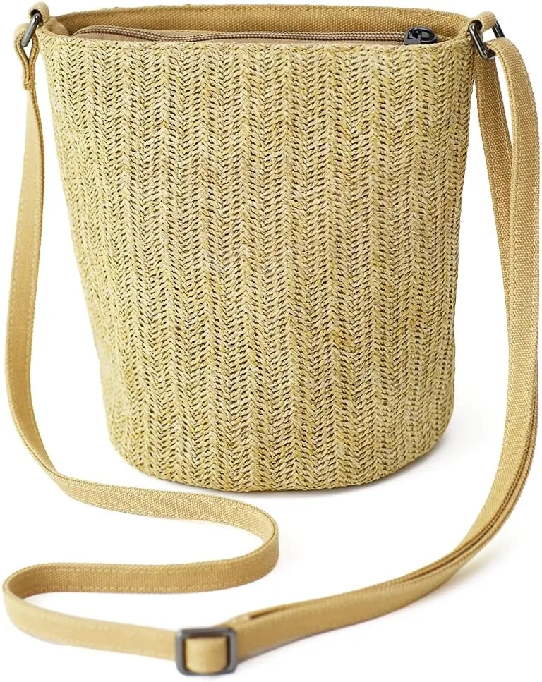 Cylindrical Crossbody Bag For Women