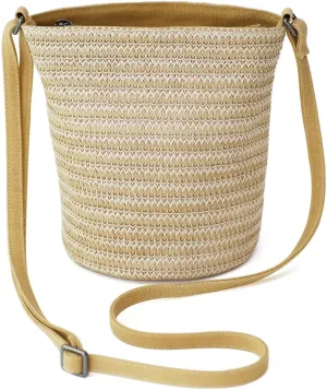 Cylindrical Crossbody Bag For Women