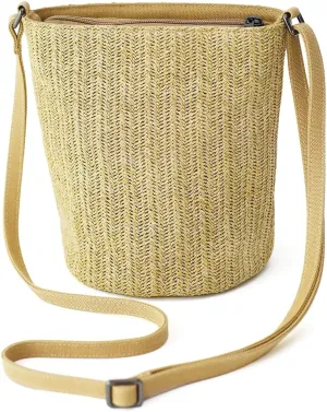 Cylindrical Crossbody Bag For Women