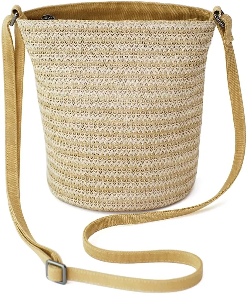Cylindrical Crossbody Bag For Women