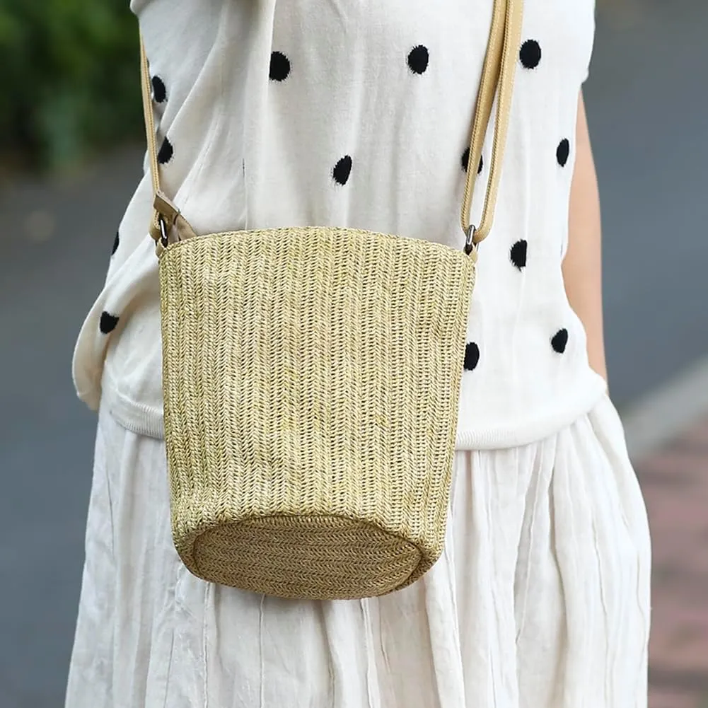 Cylindrical Crossbody Bag For Women