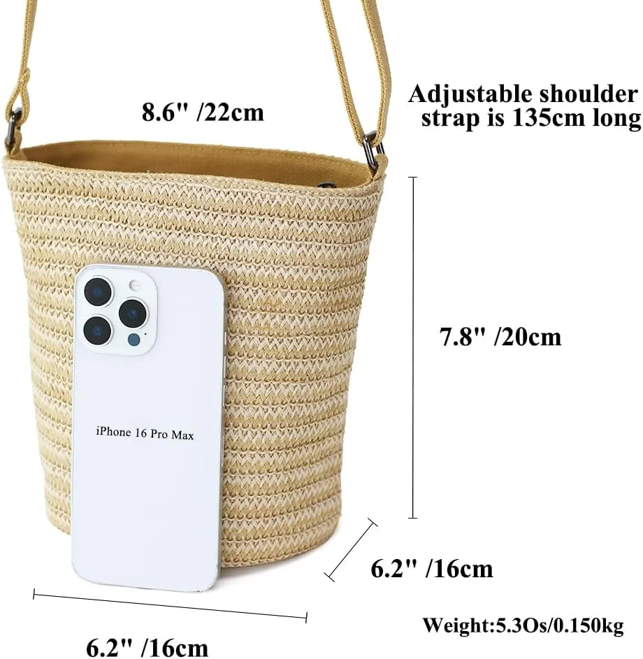 Cylindrical Crossbody Bag For Women
