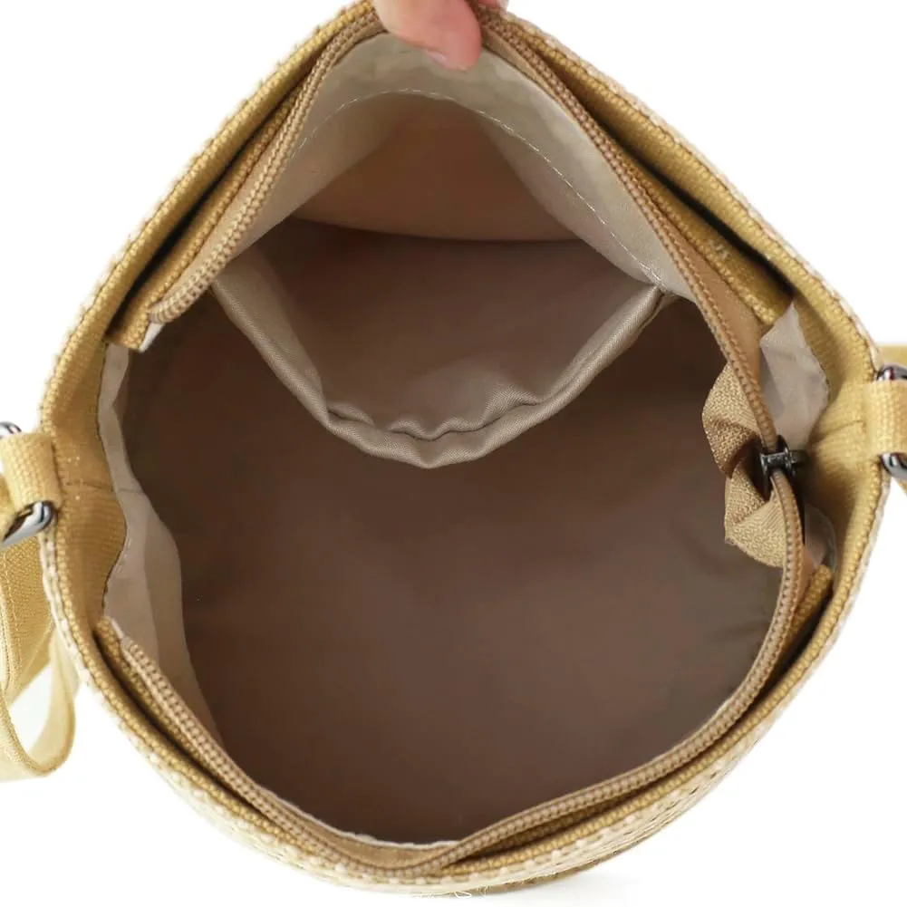 Cylindrical Crossbody Bag For Women