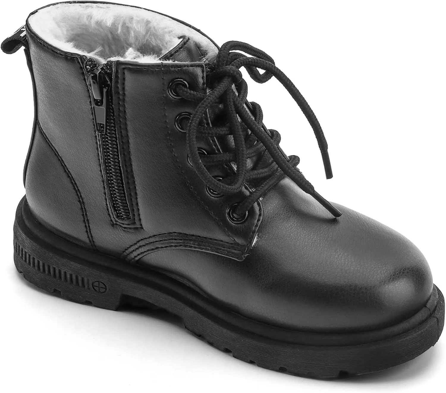 Daclay Kids Boots Children Boys and Girls Candy-Colored Waterproof and Velvet Boots