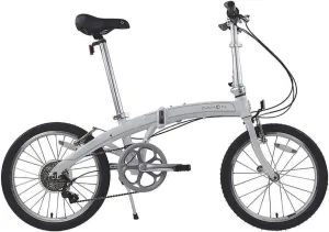 Dahon MU D8 Folding Bike Custom V-Brakes, V Clamp Technology Frame and Adjustable Handlepost (Cloud)