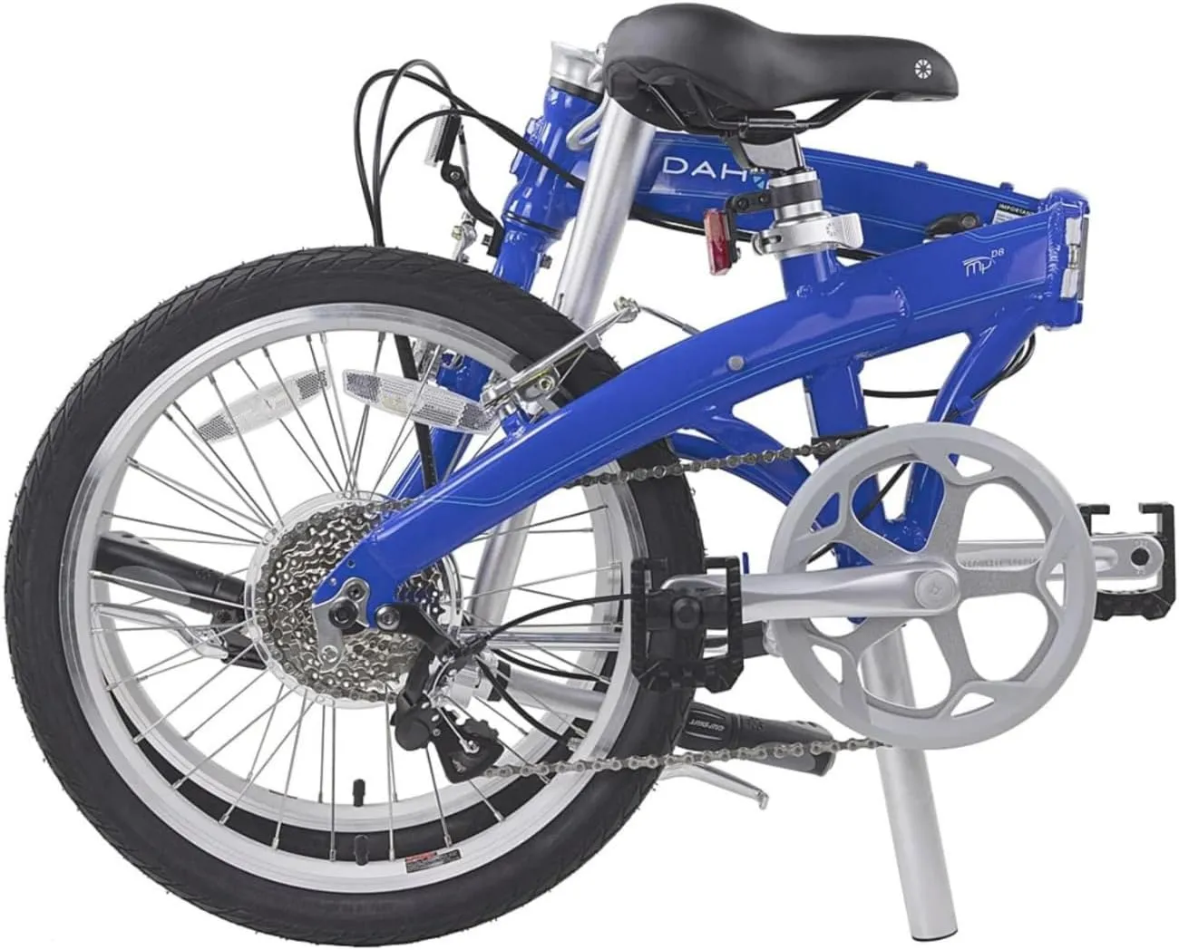 Dahon MU D8 Folding Bike Custom V-Brakes, V Clamp Technology Frame and Adjustable Handlepost