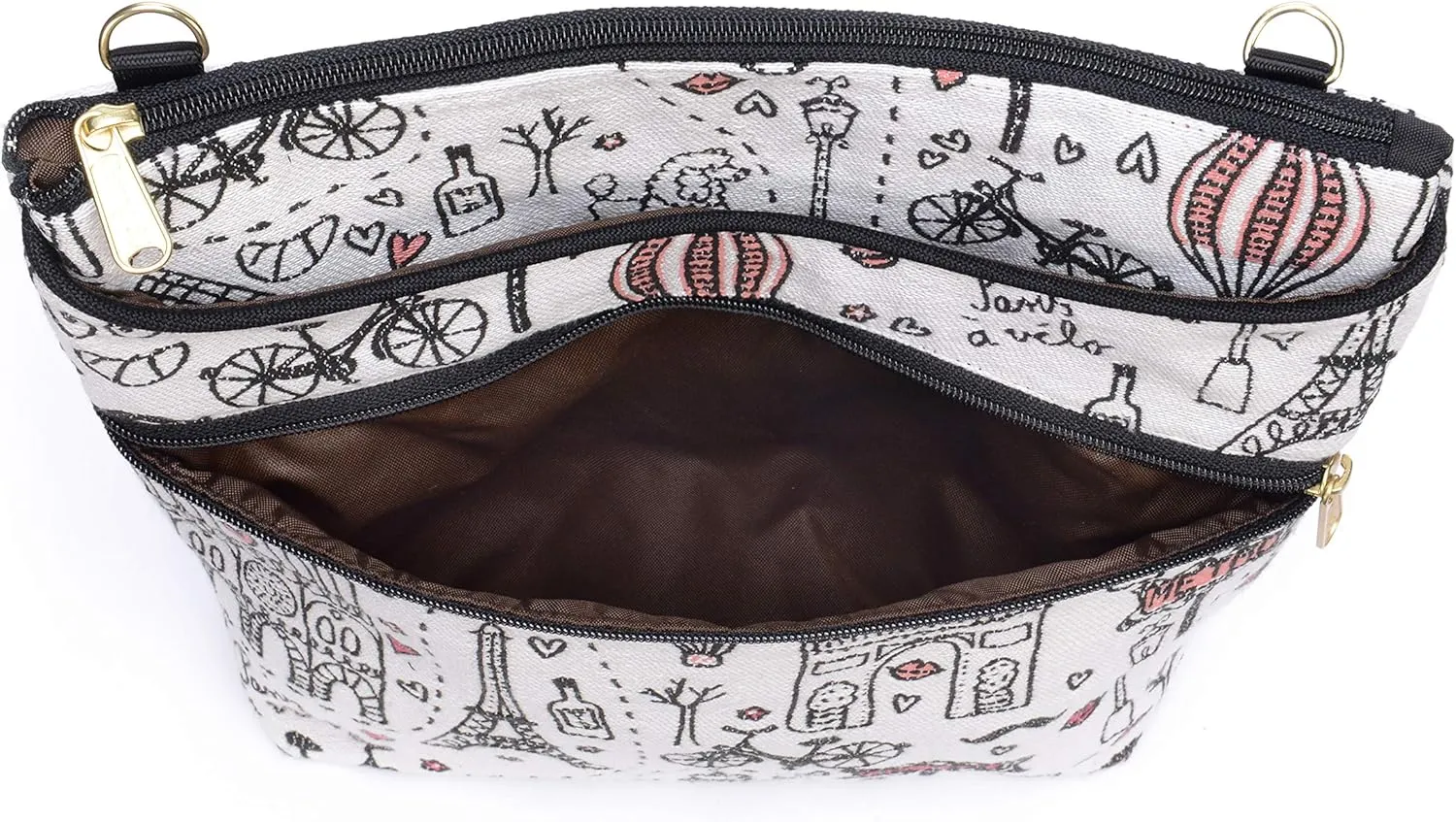 Danny K. Women's Tapestry Bag Crossbody Handbag, Maggie Purse Handmade in the USA
