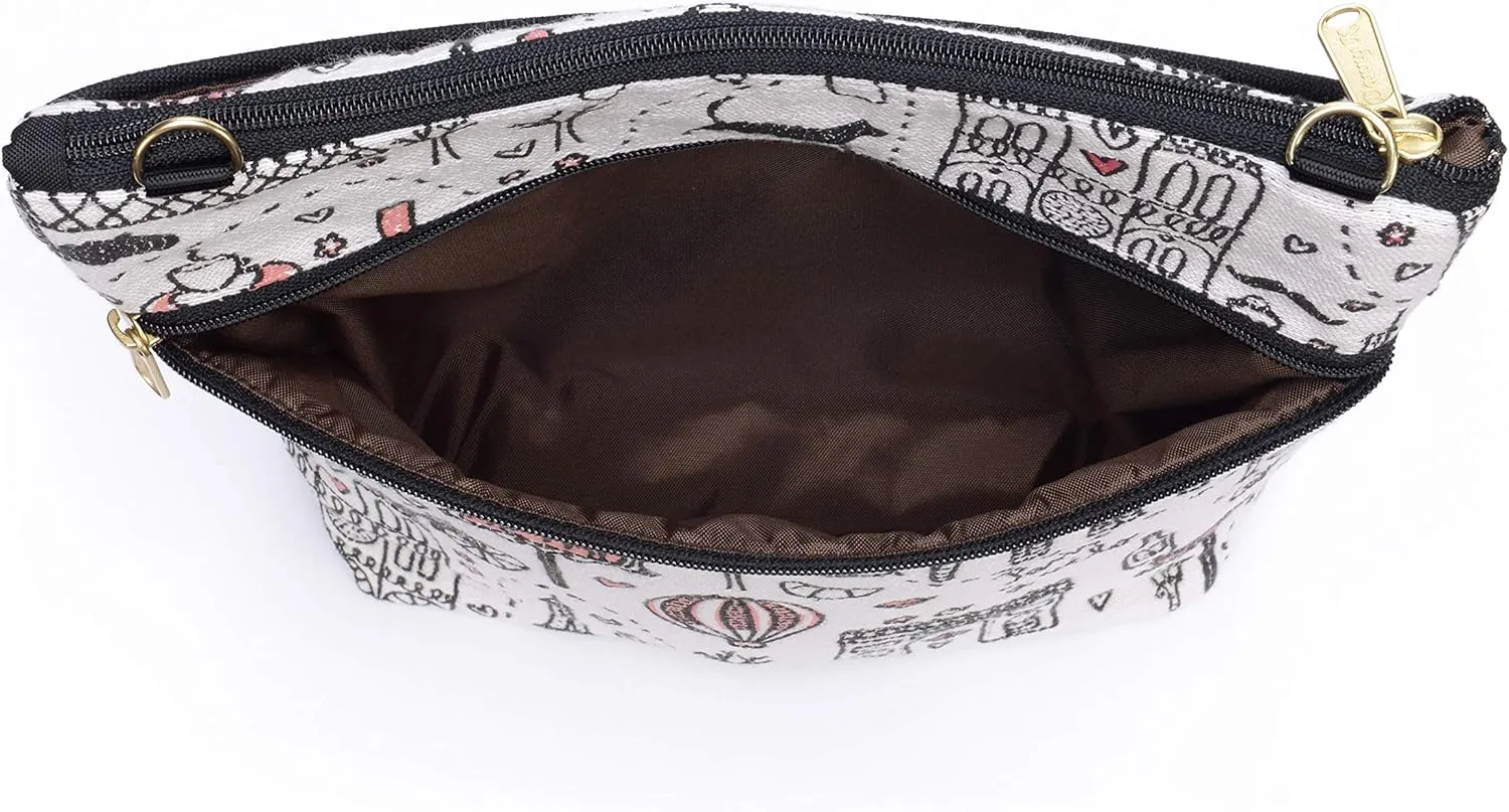 Danny K. Women's Tapestry Bag Crossbody Handbag, Maggie Purse Handmade in the USA