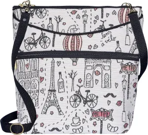 Danny K. Women's Tapestry Bag Crossbody Handbag, Maggie Purse Handmade in the USA