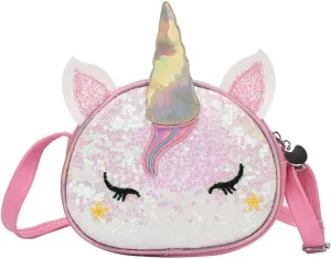 DEEKEY Little Girls Purses for Kids - Toddler Mini Cute Princess Handbags Wallet Shoulder Crossbody Messenger Bag Children Gifts