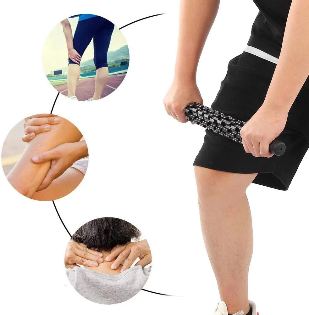 Deep Tissue Muscle Massage Roller Stick for Pain Relief & Recovery