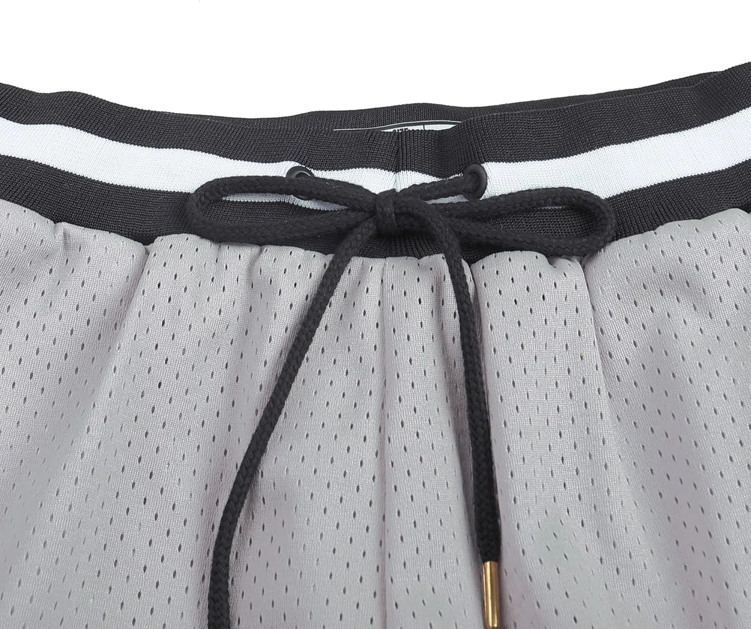 DEHANER Men's Basketball Shorts with Zip Pockets for Workout Gym Sports, Featuring Breathable Mesh Fabric