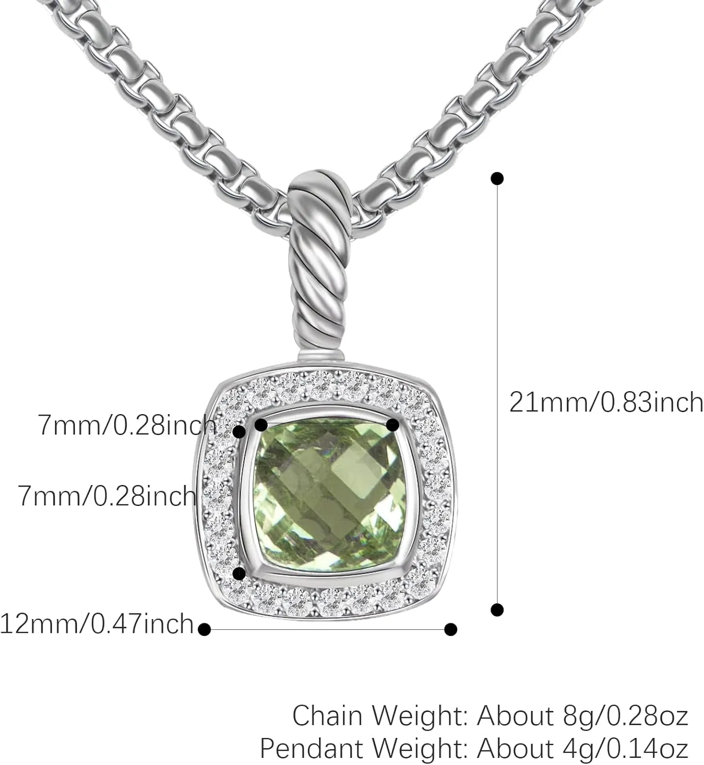 Designer Cubic Zirconia Necklace Inspired Antique Twisted Cable Wired CZ Pendant Necklace Fashion Brand Jewelry for Women Gift