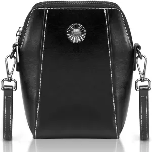 Designer Leather Small Crossbody Bags Purses for Women Cell Phone Bag Soft Women's Shoulder Handbags Gifts for Women