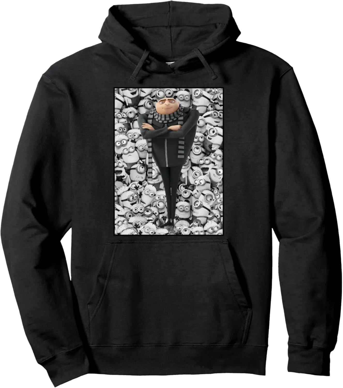 Despicable Me Minions Gru Collage Poster Pullover Hoodie