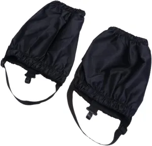 Diamond Lattice Outdoor Ankle Gaiters Adjustable Lightweight Foot Covers for Hiking Mountain Climbing Snow Protection Black for Backpacking Camping Trail Running