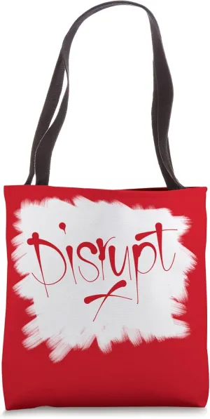 Disrupt - Hand Drawn With Graphic Tote Bag