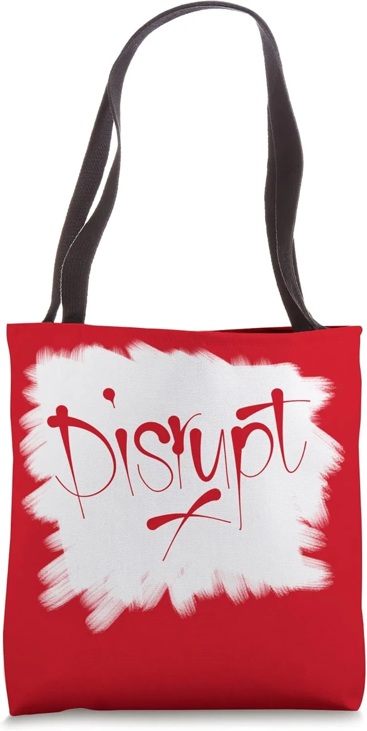 Disrupt - Hand Drawn With Graphic Tote Bag