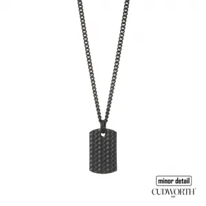 Dog Tag Lattice Design Chain Necklace